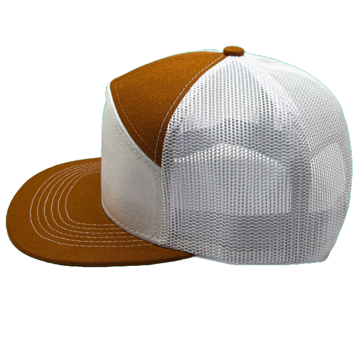 HCHC Wholesale Blank 7-Panel Copper/White