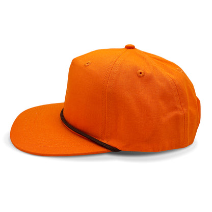 LHC Blaze Orange Goat Rope Hat - Solids