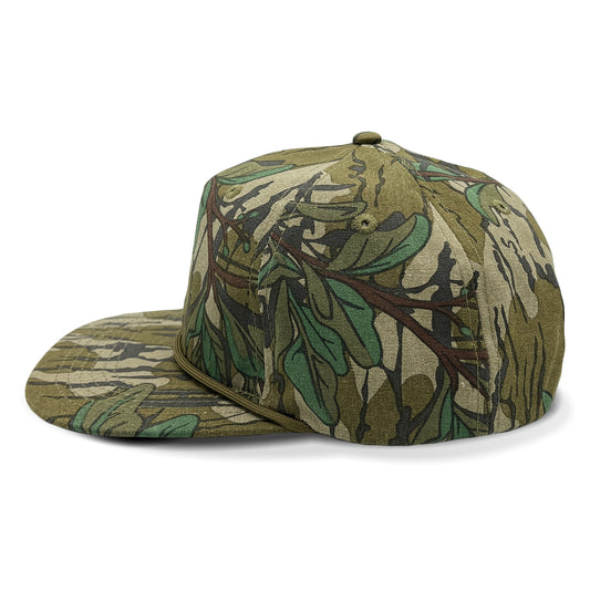 LHC Mossy Oak Green Leaf Goat Rope Hat