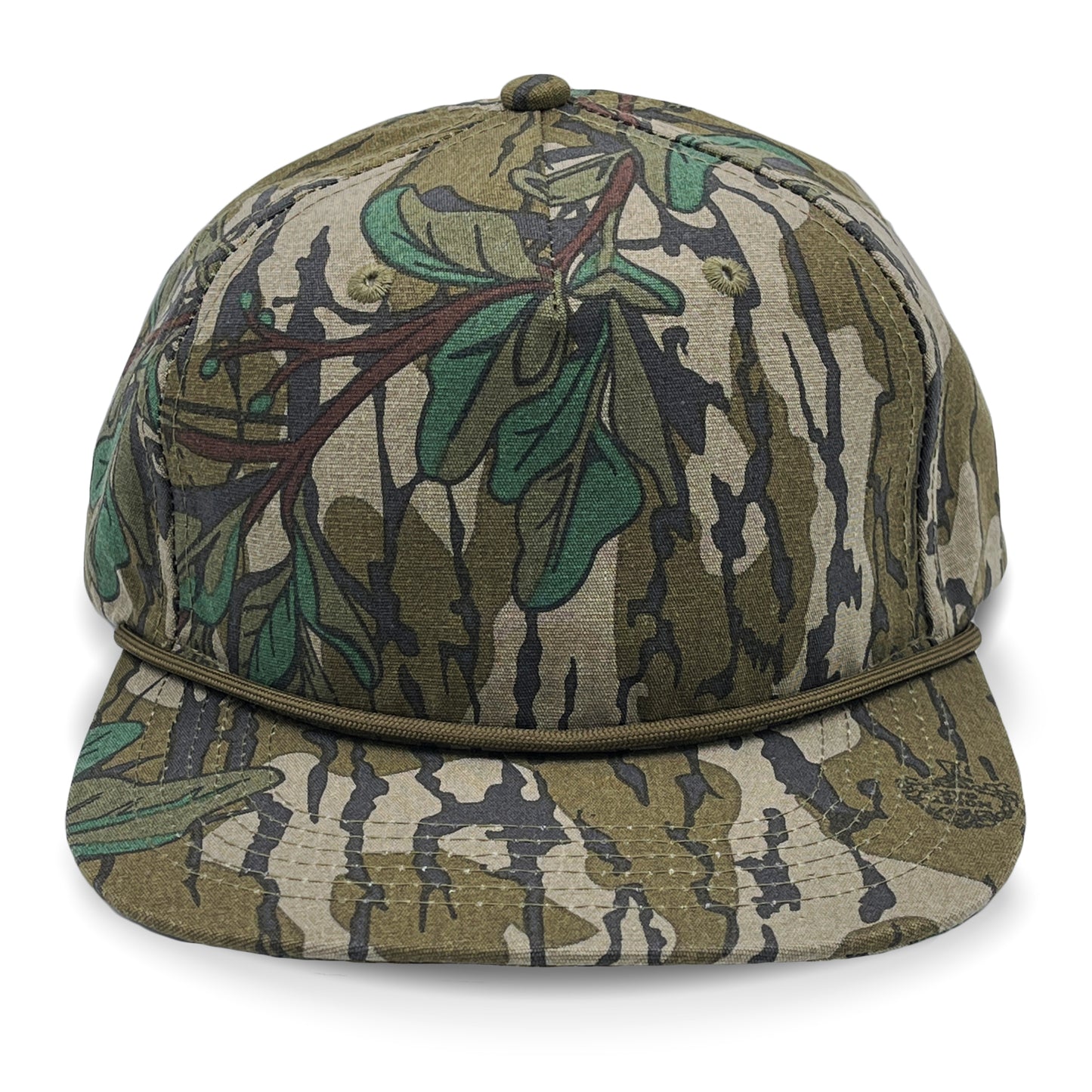 LHC-CPH Mossy Oak Green Leaf Goat Rope Hat