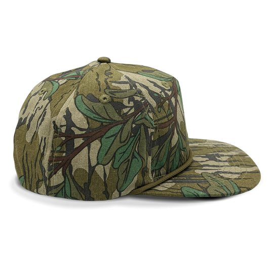 LHC-CPH Mossy Oak Green Leaf Goat Rope Hat