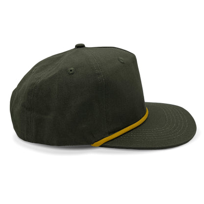 LHC Olive Goat Rope Hat - Solids