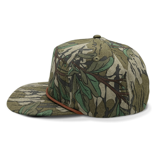 LHC Pinhoti Mossy Oak Green Leaf Goat Rope Hat