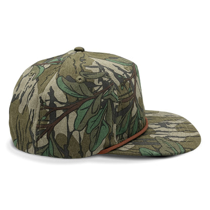 LHC Pinhoti Mossy Oak Green Leaf Goat Rope Hat