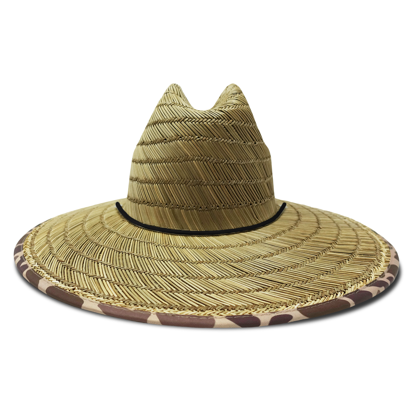 LHC-CPH Wake Straw Hat - Natty + Slough with Black