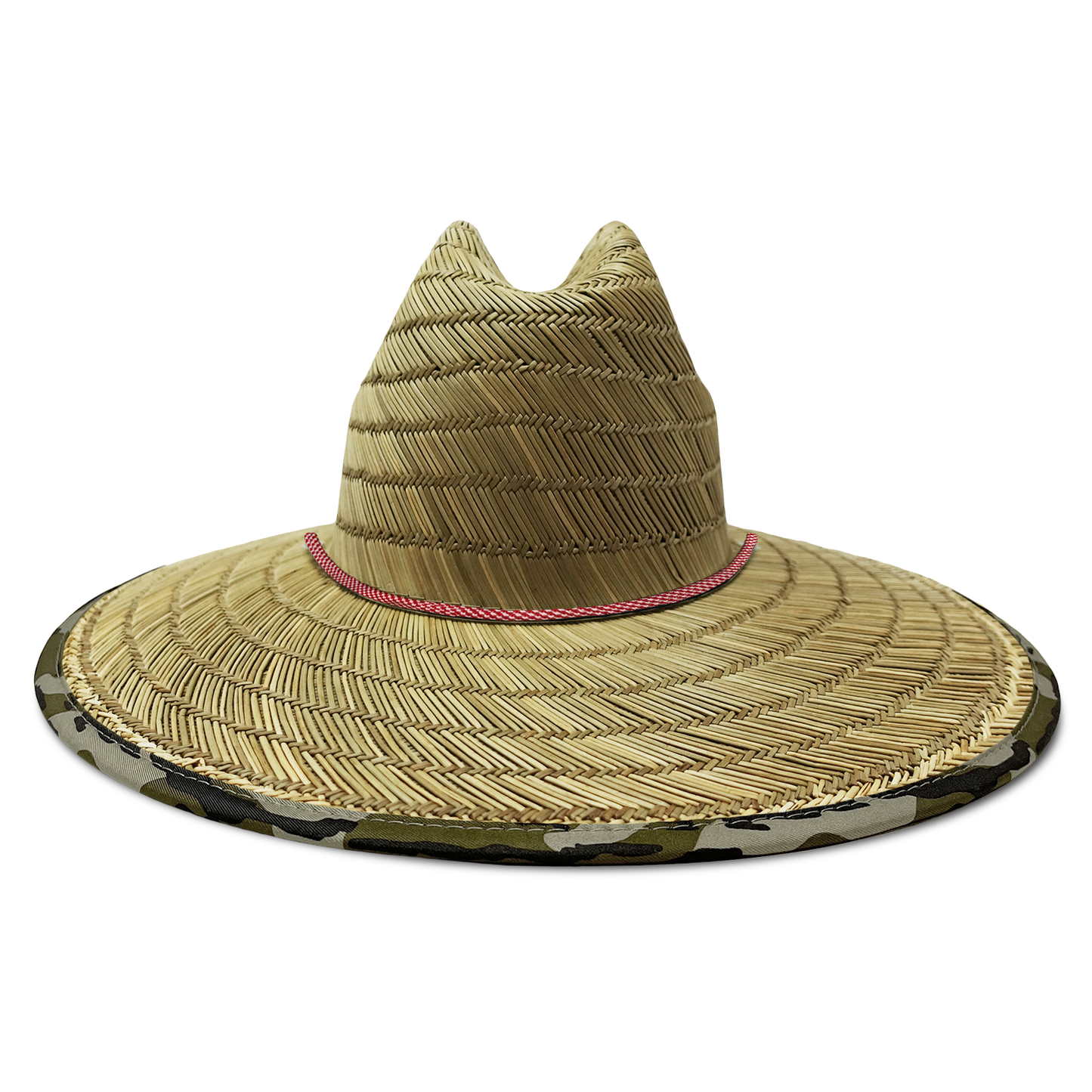 LHC-CPH Wake Straw Hat - Natty + Bottomland with Candy Cane