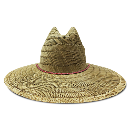 LHC-CPH Wake Straw Hat - Natty with Candy Cane